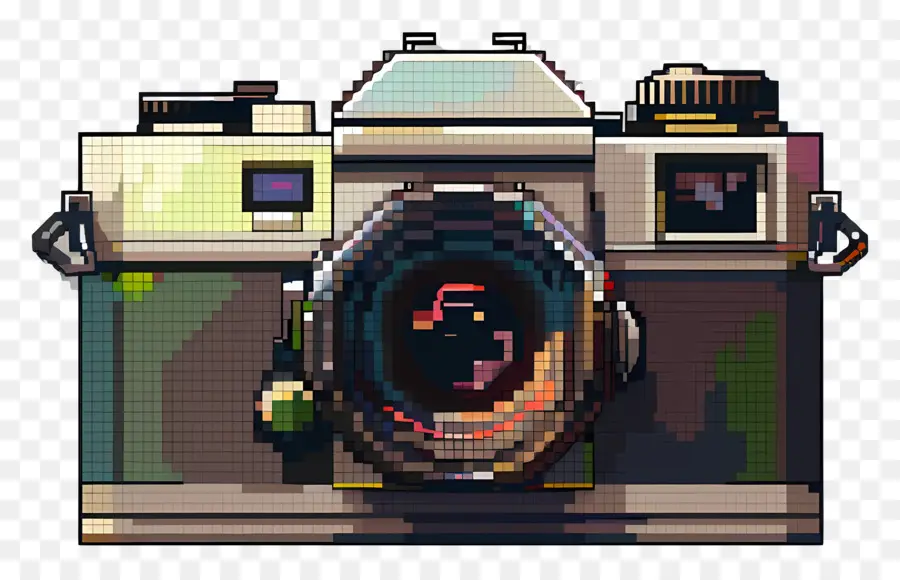 Câmera Pixel，Câmera De Pixel Art PNG