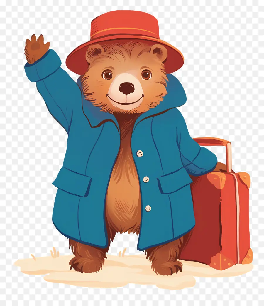 Paddington，Urso De Desenho Animado PNG