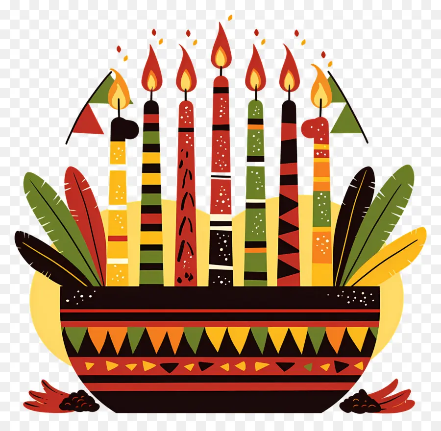 Feliz Kwanzaa，Kwanza Kinara PNG