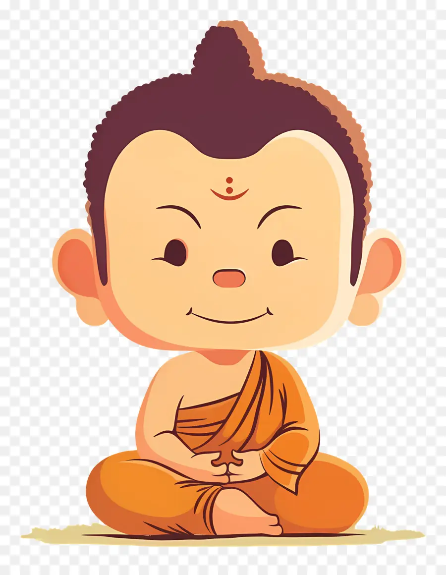 Buda，Monge Sorridente PNG