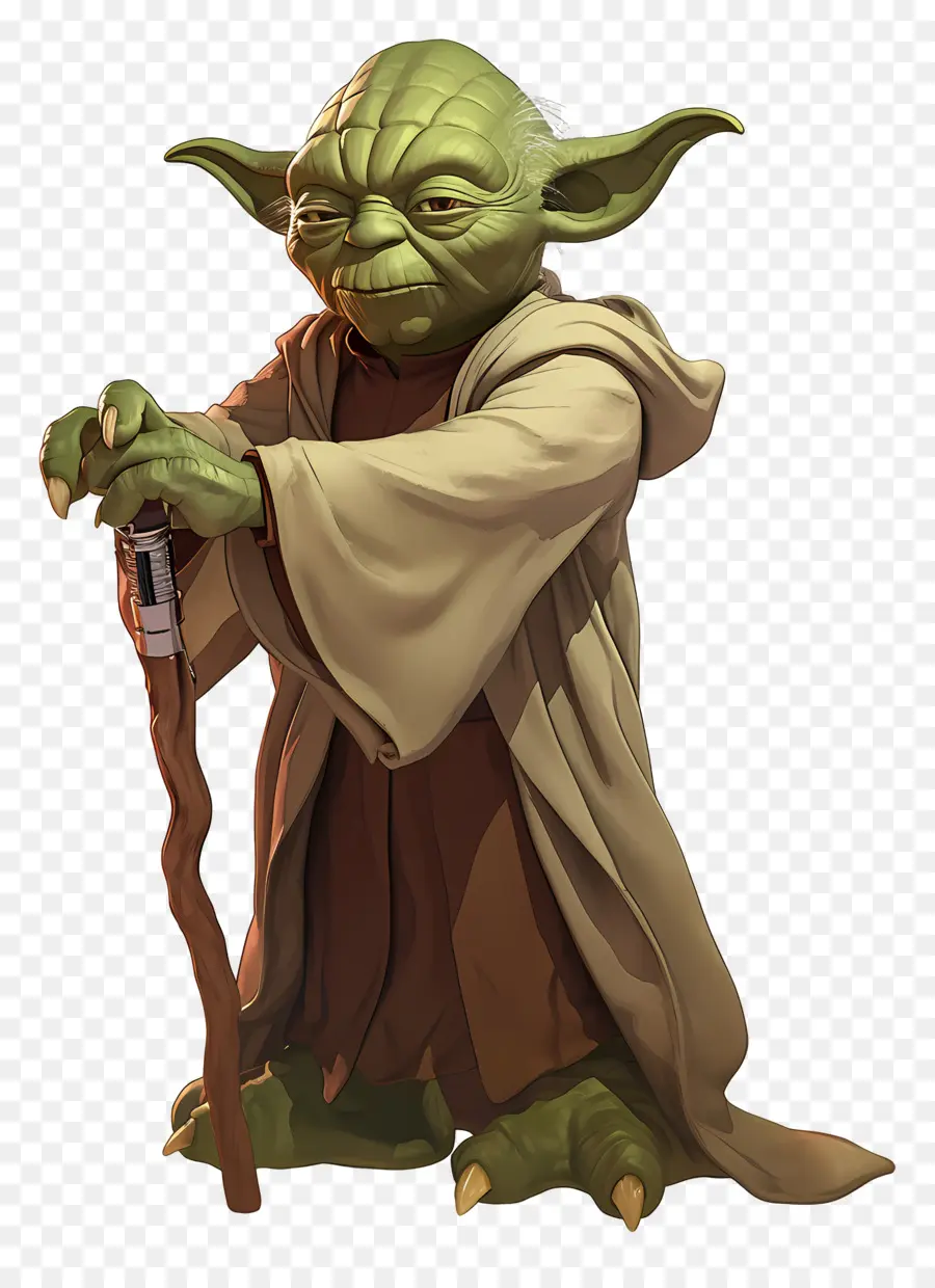 Yoda，Alienígena Verde Sábio PNG