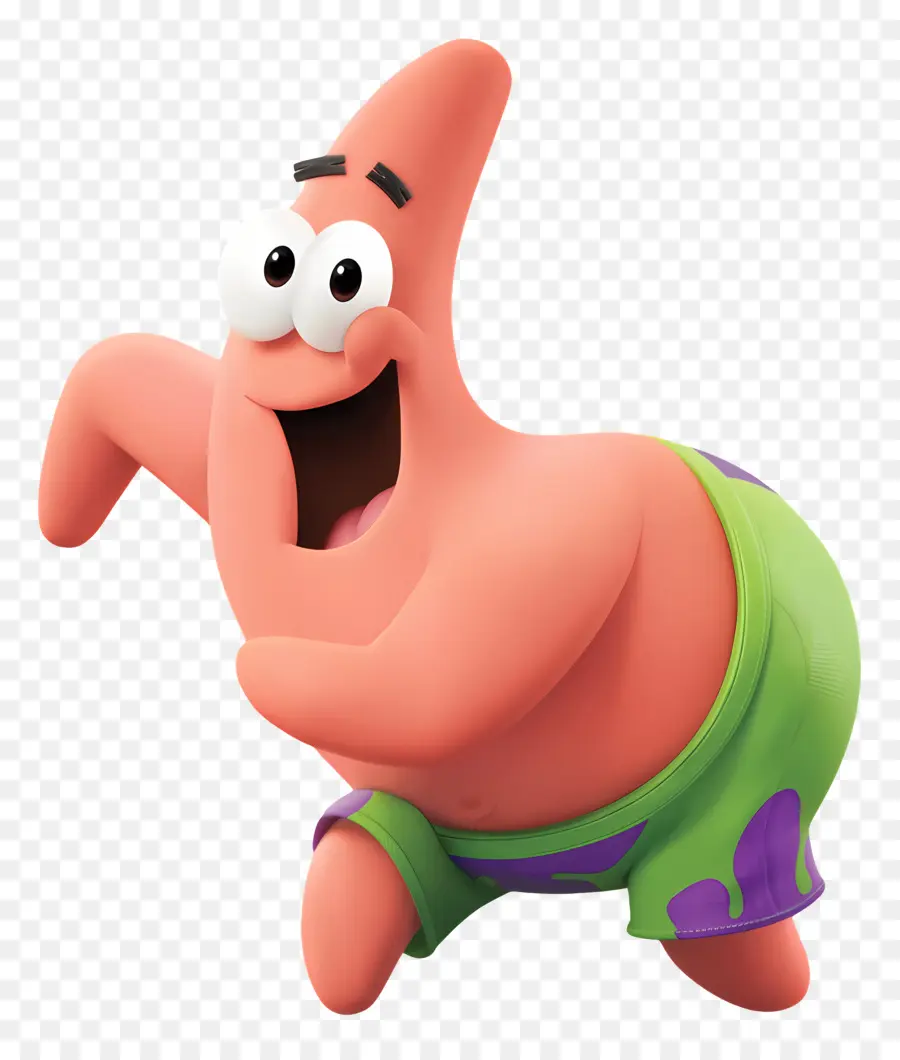 Patrick Estrela，Personagem Estrela Do Mar 3d PNG