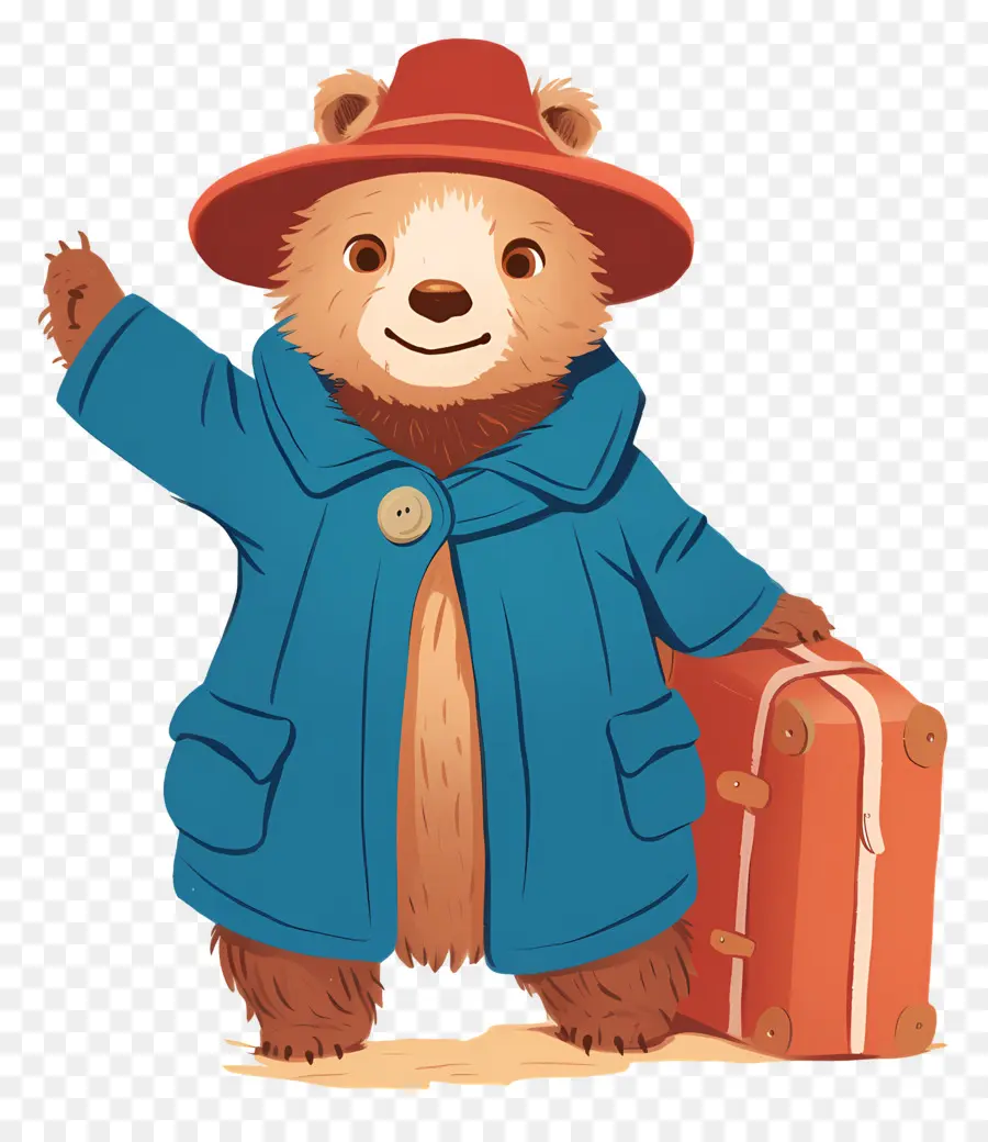 Paddington，Urso De Desenho Animado PNG