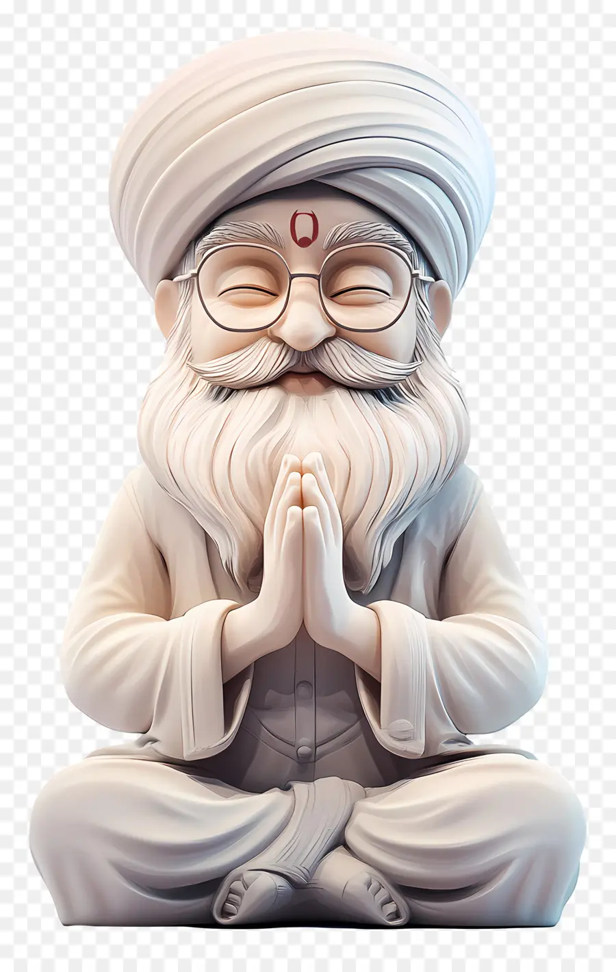 Guru Nanak Jayanti，Estátua Com óculos PNG