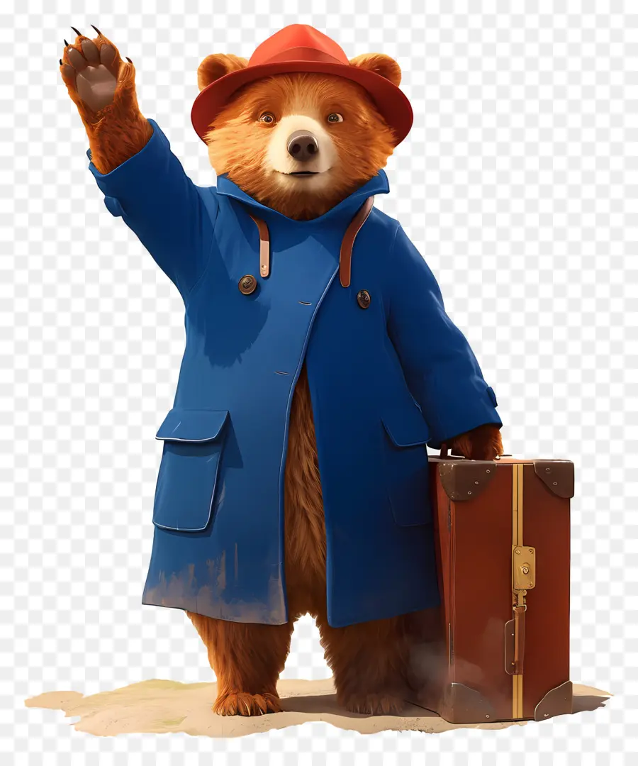 Paddington，Urso De Desenho Animado PNG