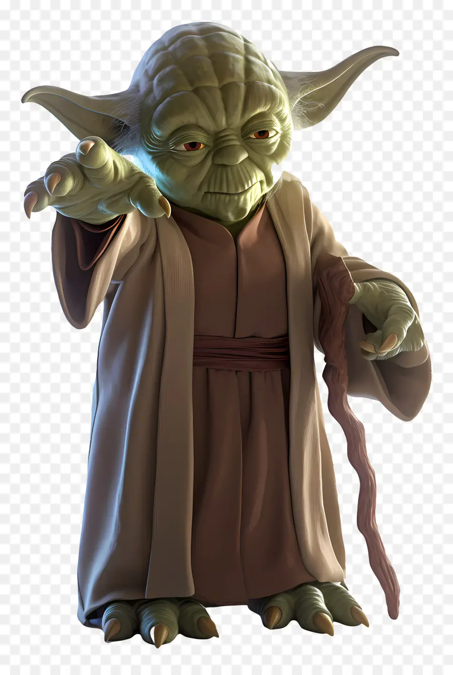 Yoda，Alienígena Verde Sábio PNG