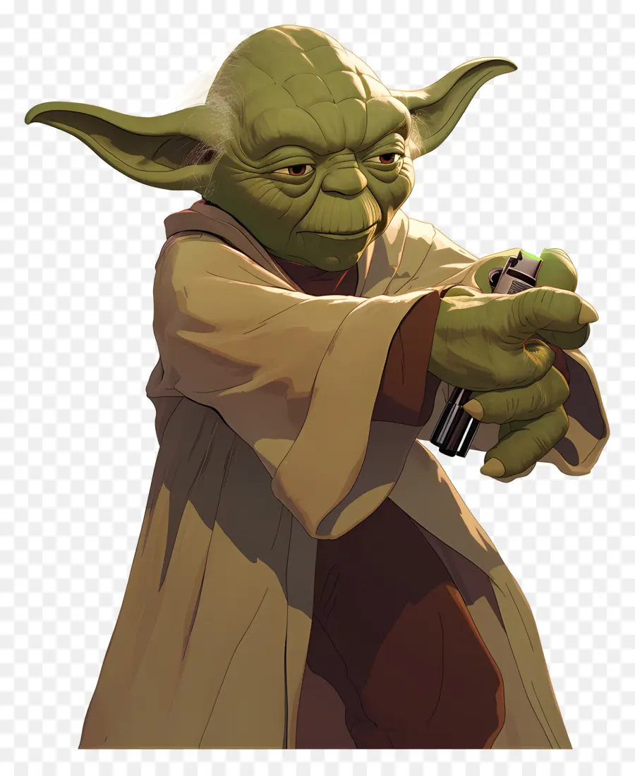 Yoda，Alienígena Verde Sábio PNG