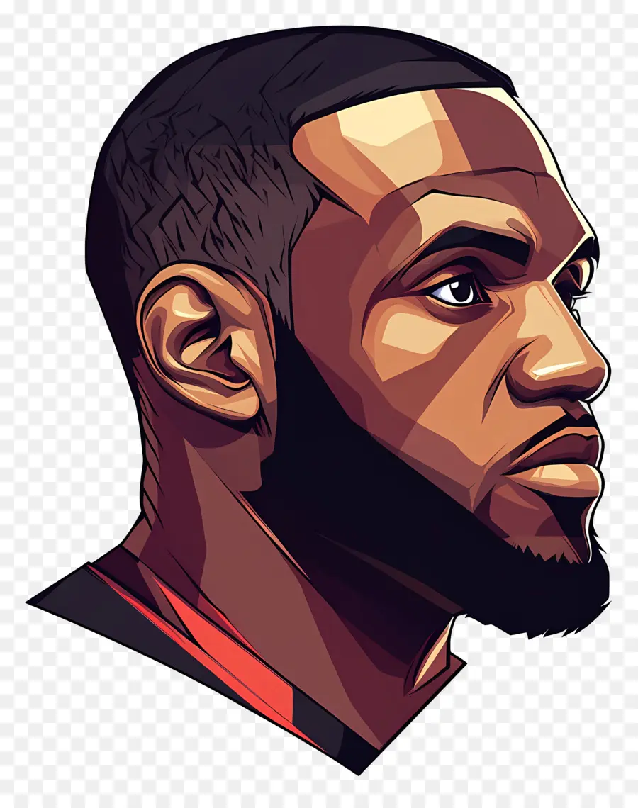 Lebronjames，Ilustra O De Jogador De Basquete PNG