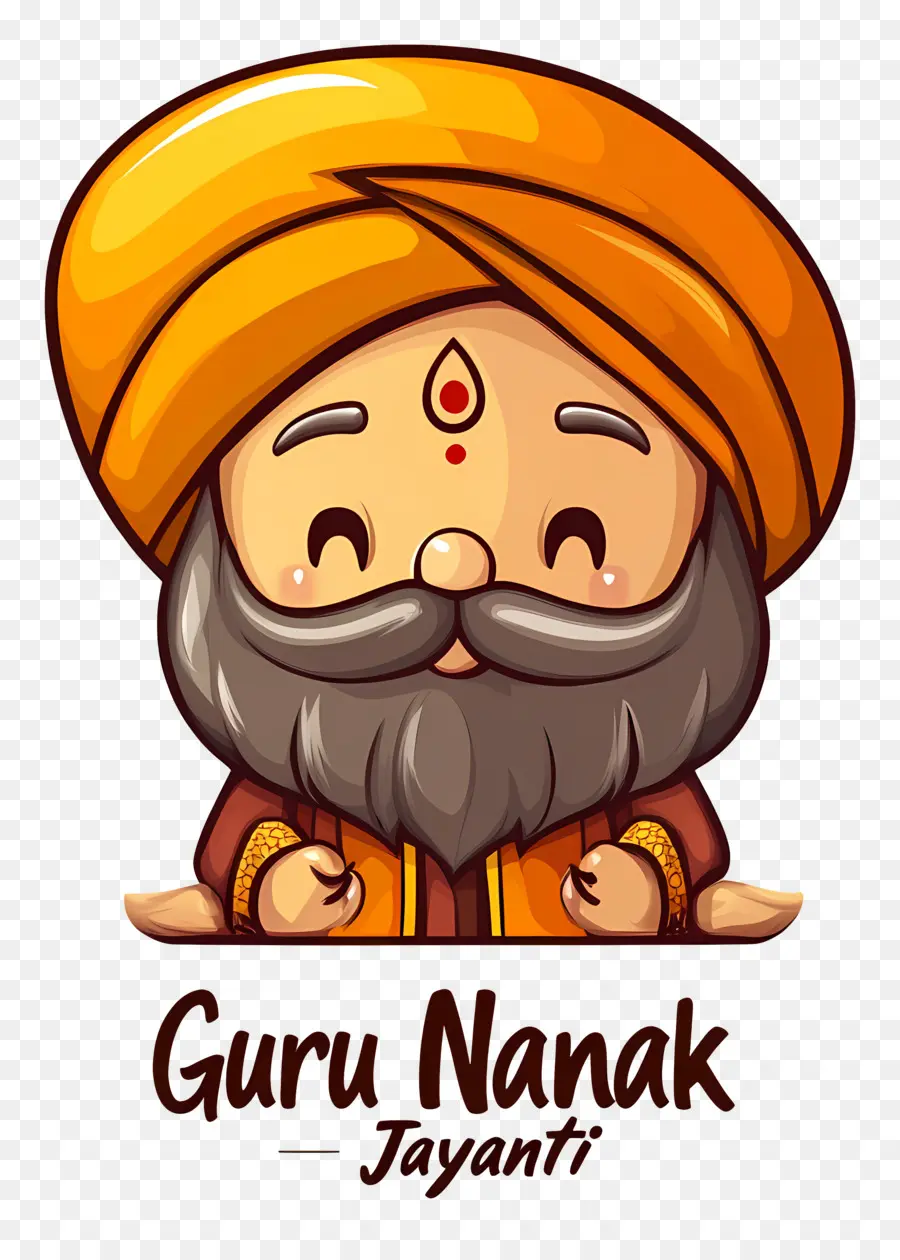 Guru Nanak Jayanti，Desenho Animado Do Guru Nanak PNG