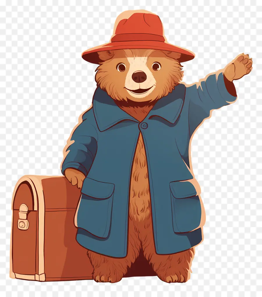 Paddington，Urso De Desenho Animado PNG