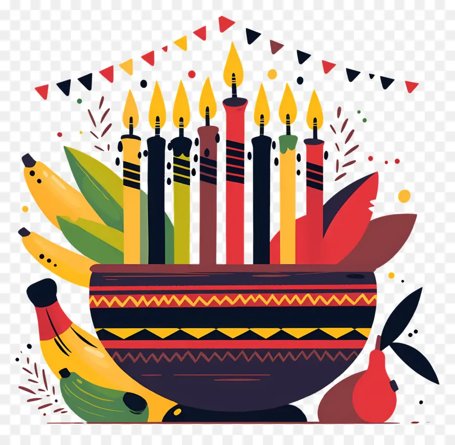 Feliz Kwanzaa，Kwanza Kinara PNG