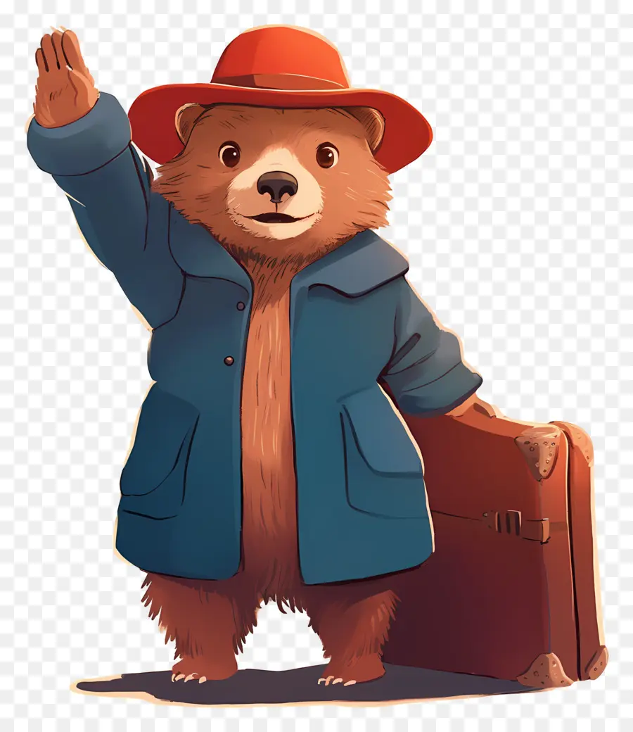 Paddington，Urso De Desenho Animado PNG