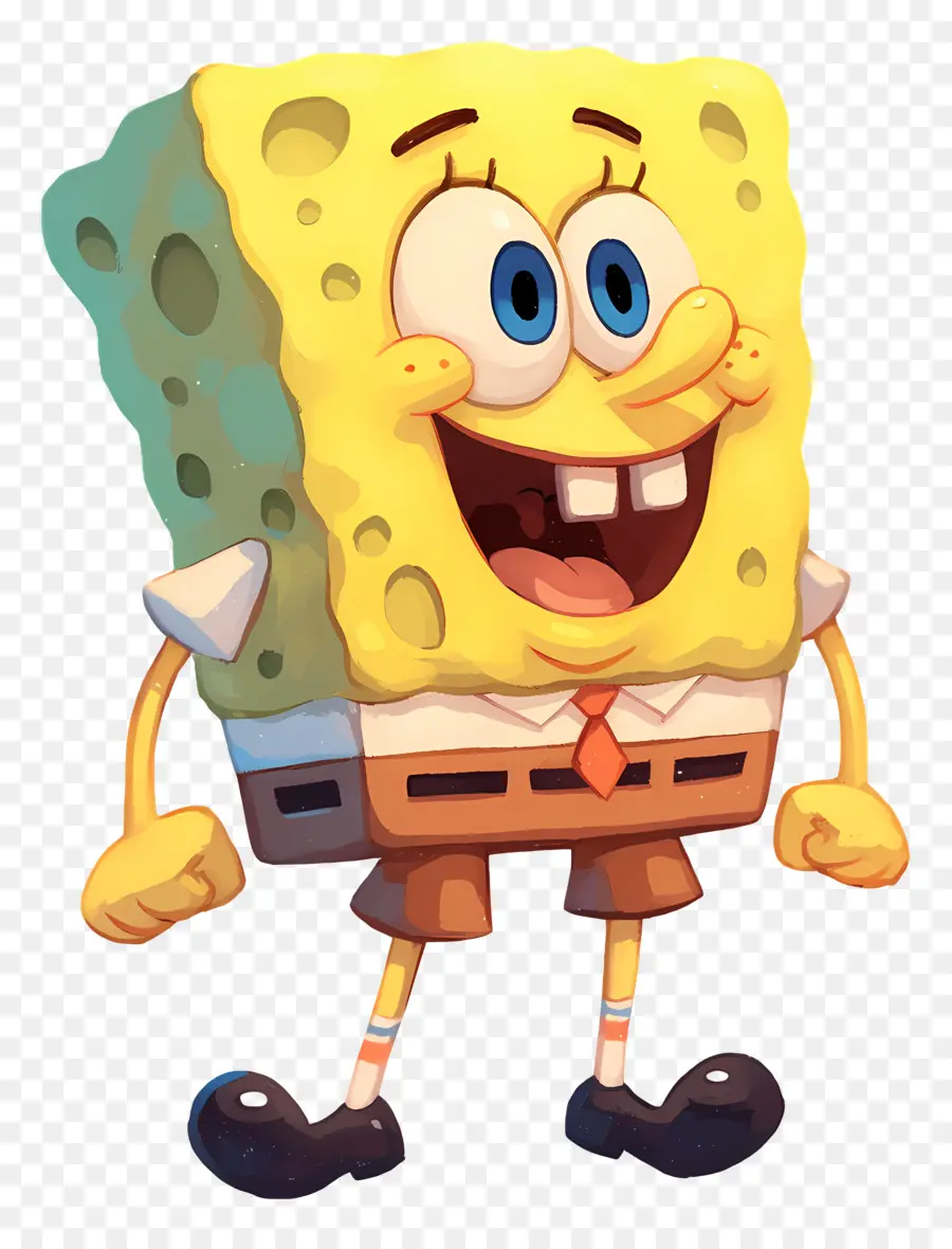 Bob Esponja Calça Quadrada，Esponja Amarela PNG