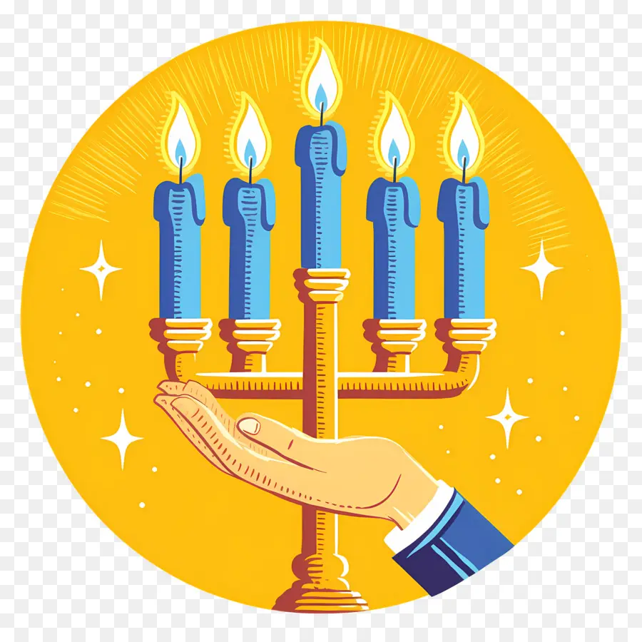 Menorá De Hanukkah，Menorá PNG