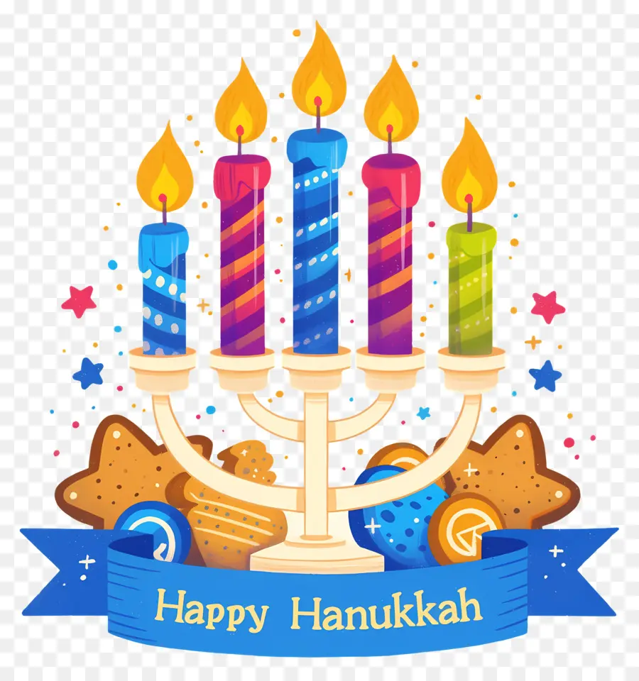 Menorá De Hanukkah，Celebração De Hanukkah PNG