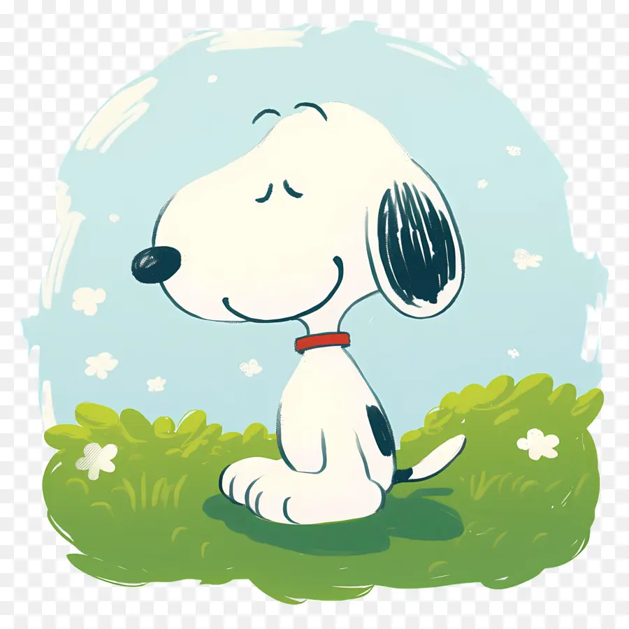 Primavera Snoopy，Cachorro De Desenho Animado PNG