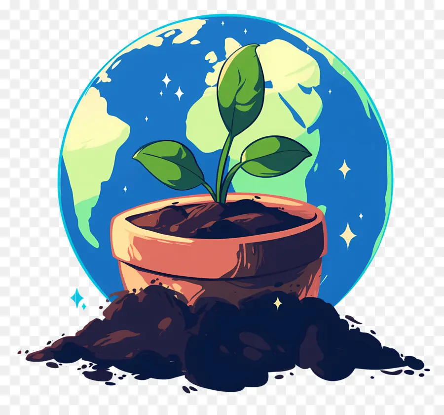 Planeta Verde，Planta Em Vaso PNG