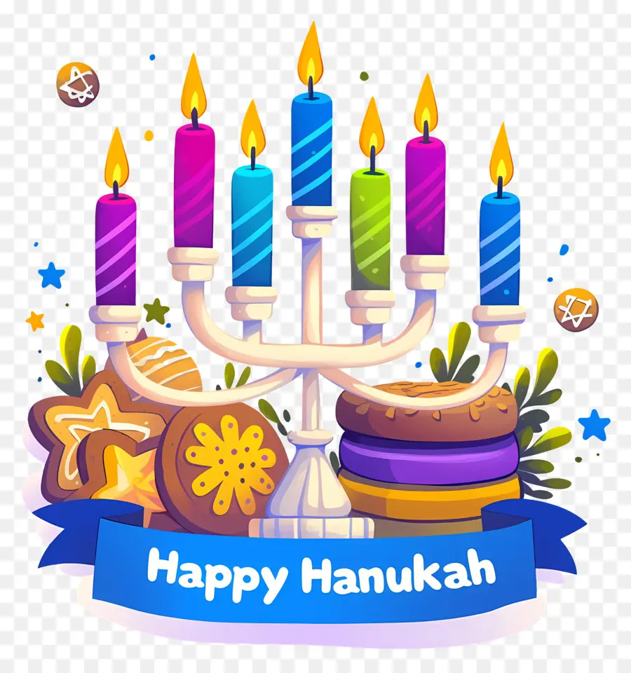 Menorá De Hanukkah，Celebração De Hanukkah PNG