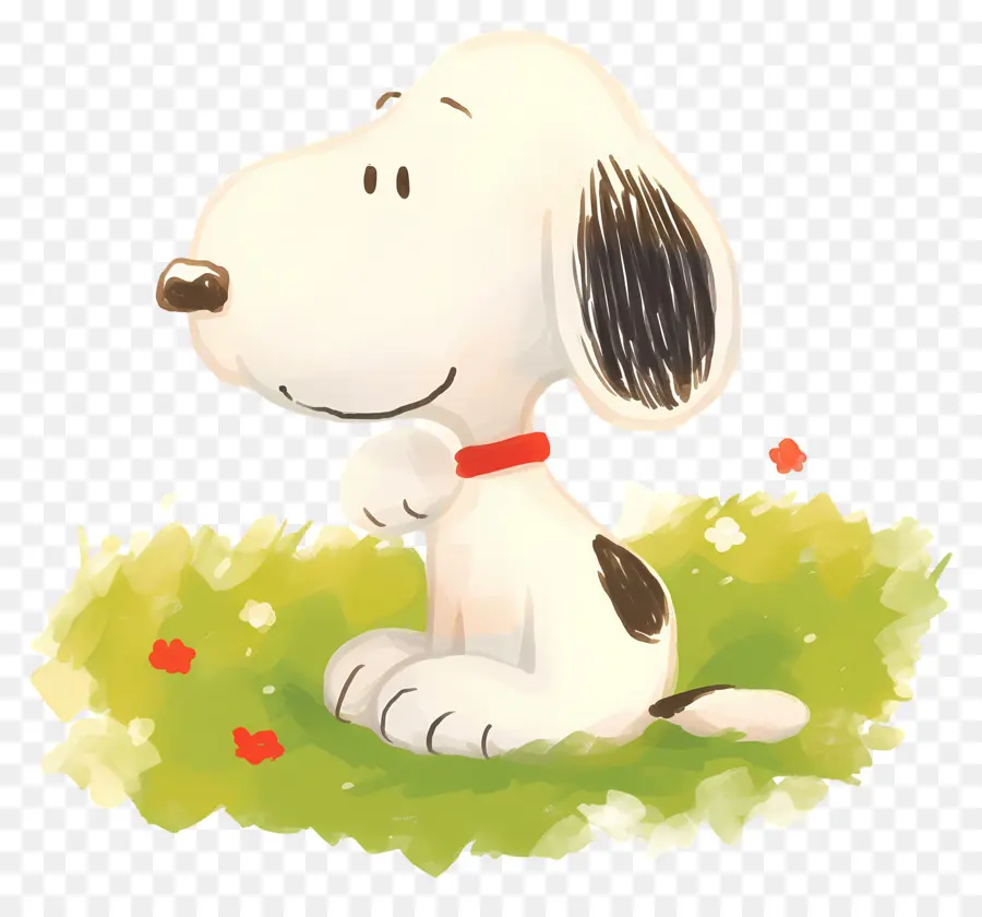 Primavera Snoopy，Cachorro De Desenho Animado PNG