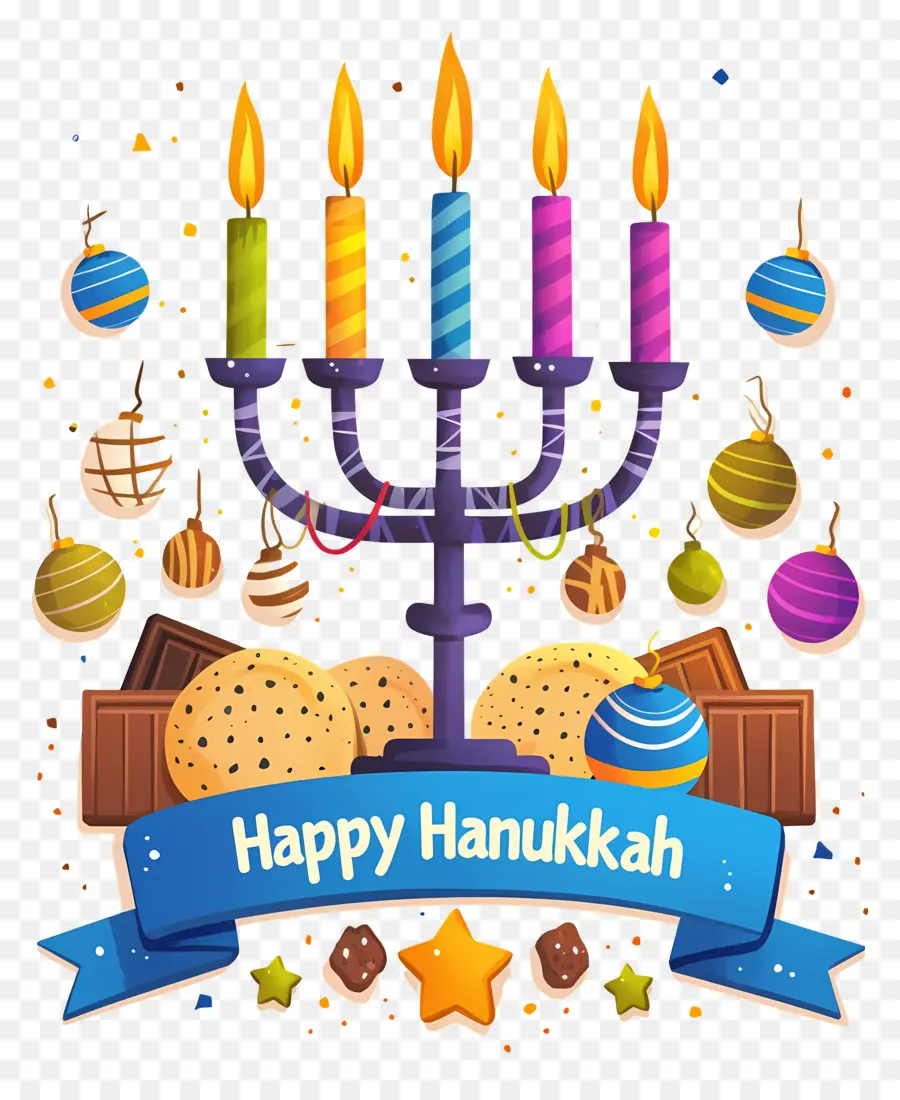 Menorá De Hanukkah，Celebração De Hanukkah PNG