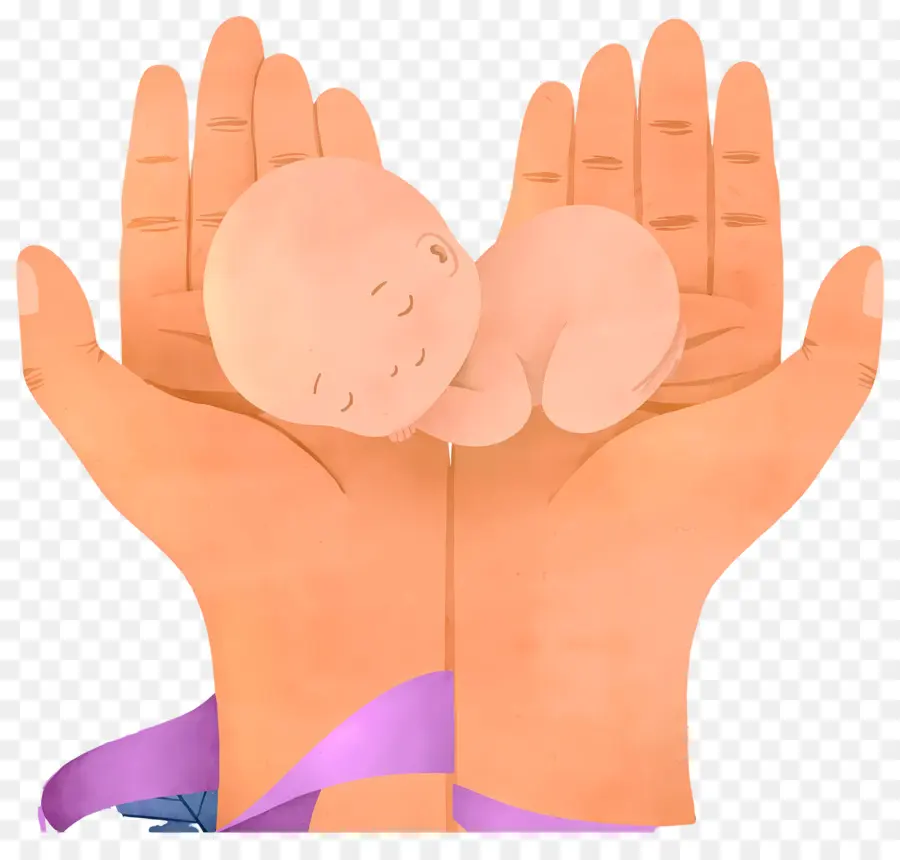 Dia Mundial Da Prematuridade，Bebê Nas Mãos PNG