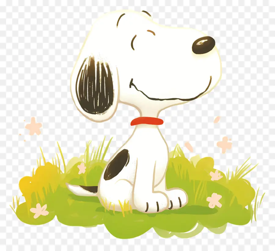 Primavera Snoopy，Cachorro De Desenho Animado PNG