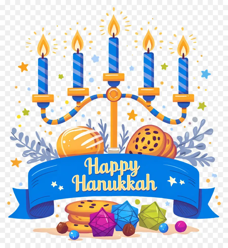 Menorá De Hanukkah，Celebração De Hanukkah PNG