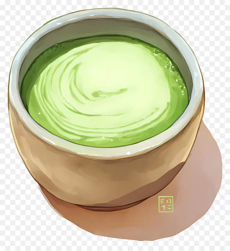 Chá Com Leite Matcha，Matcha Verde PNG