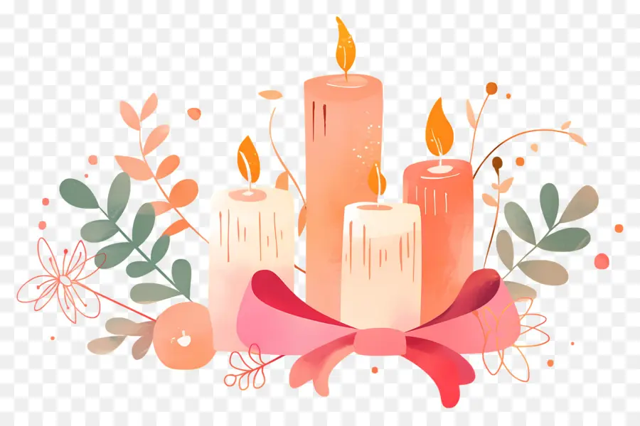 Velas De Natal，Velas PNG