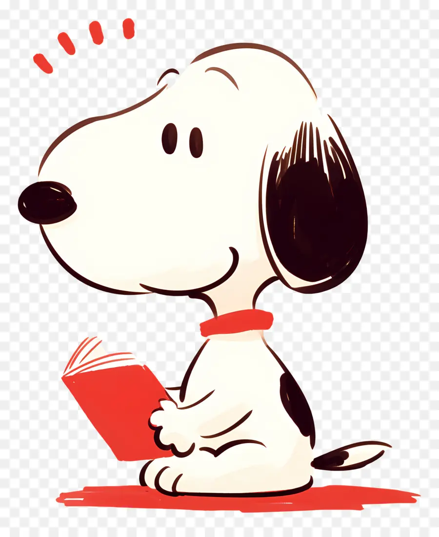 Livro De Leitura Do Snoopy，Cachorro Com Livro PNG