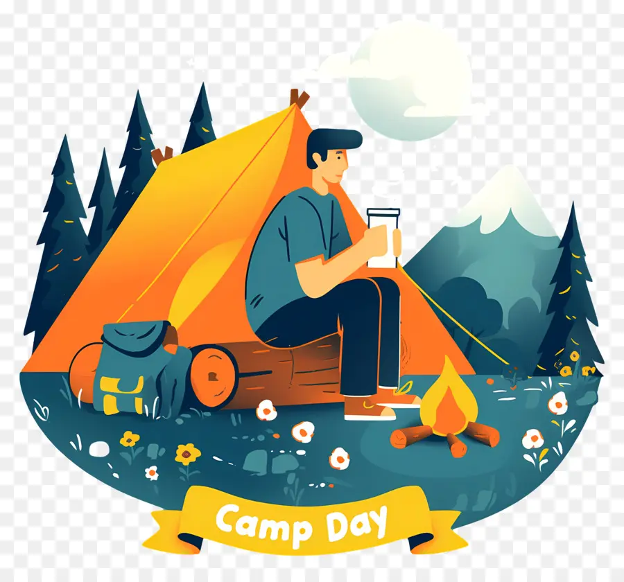 Dia Nacional Do Acampamento，Camping PNG