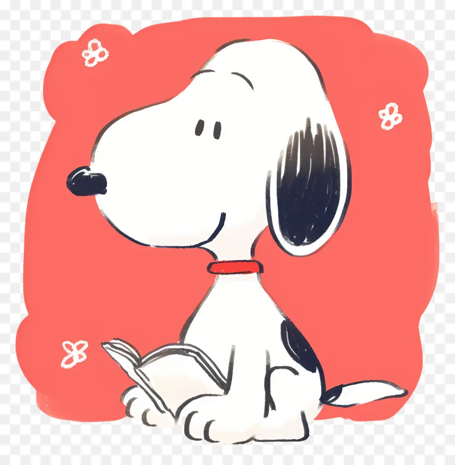 Livro De Leitura Do Snoopy，Cachorro Com Livro PNG