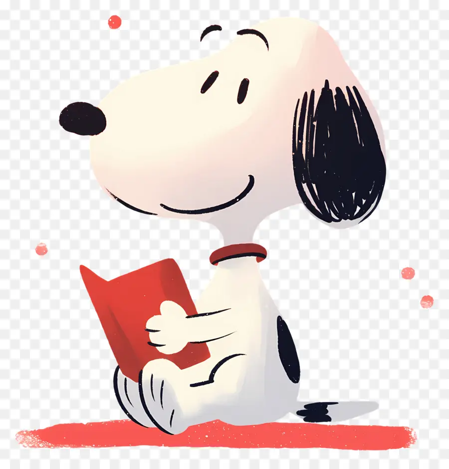 Livro De Leitura Do Snoopy，Cachorro Com Livro PNG