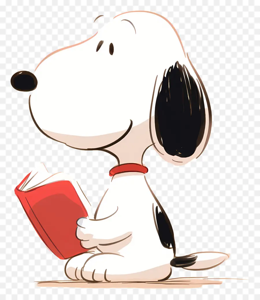 Livro De Leitura Do Snoopy，Cachorro Com Livro PNG