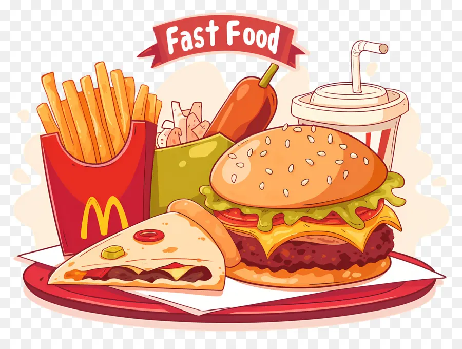 Dia Nacional Do Fast Food，Itens De Fast Food PNG