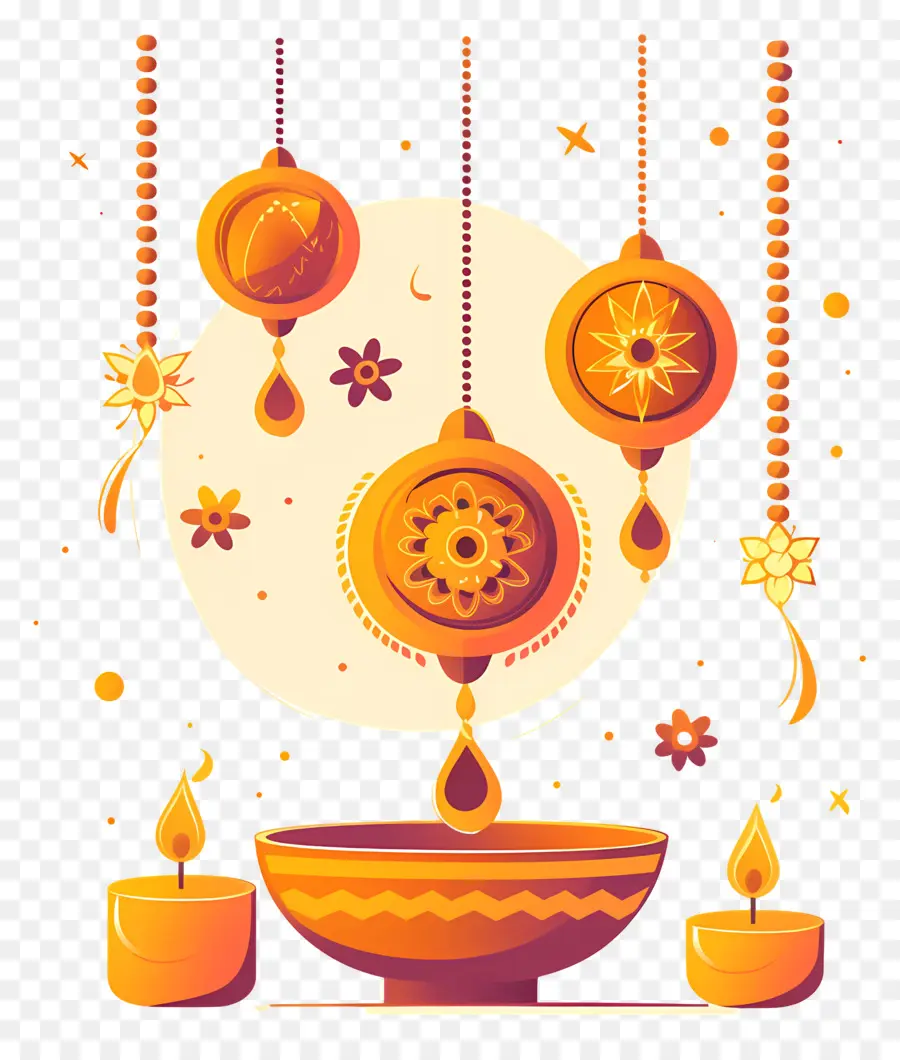 Rakshabandhan，Decorações Penduradas PNG