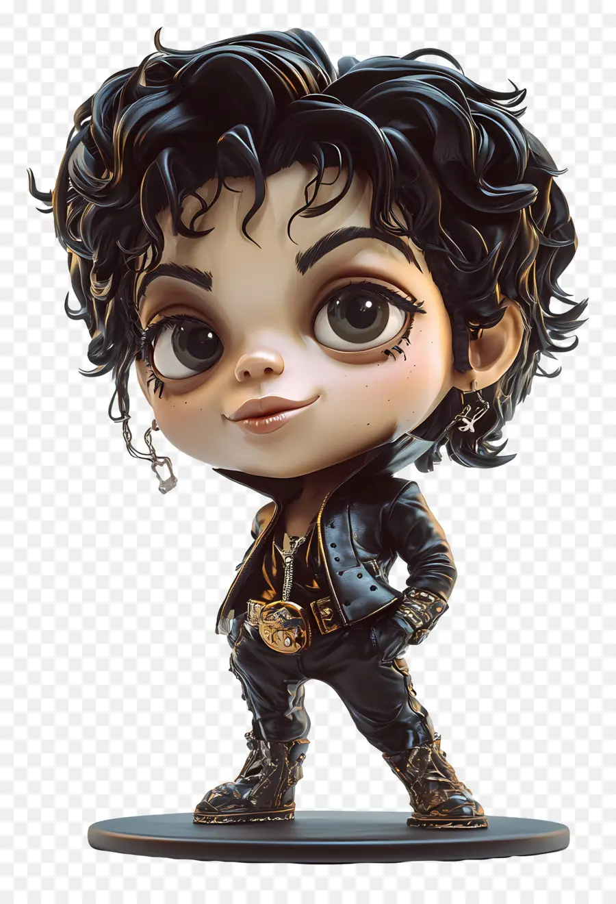 Michael Jackson，Personagem Chibi PNG