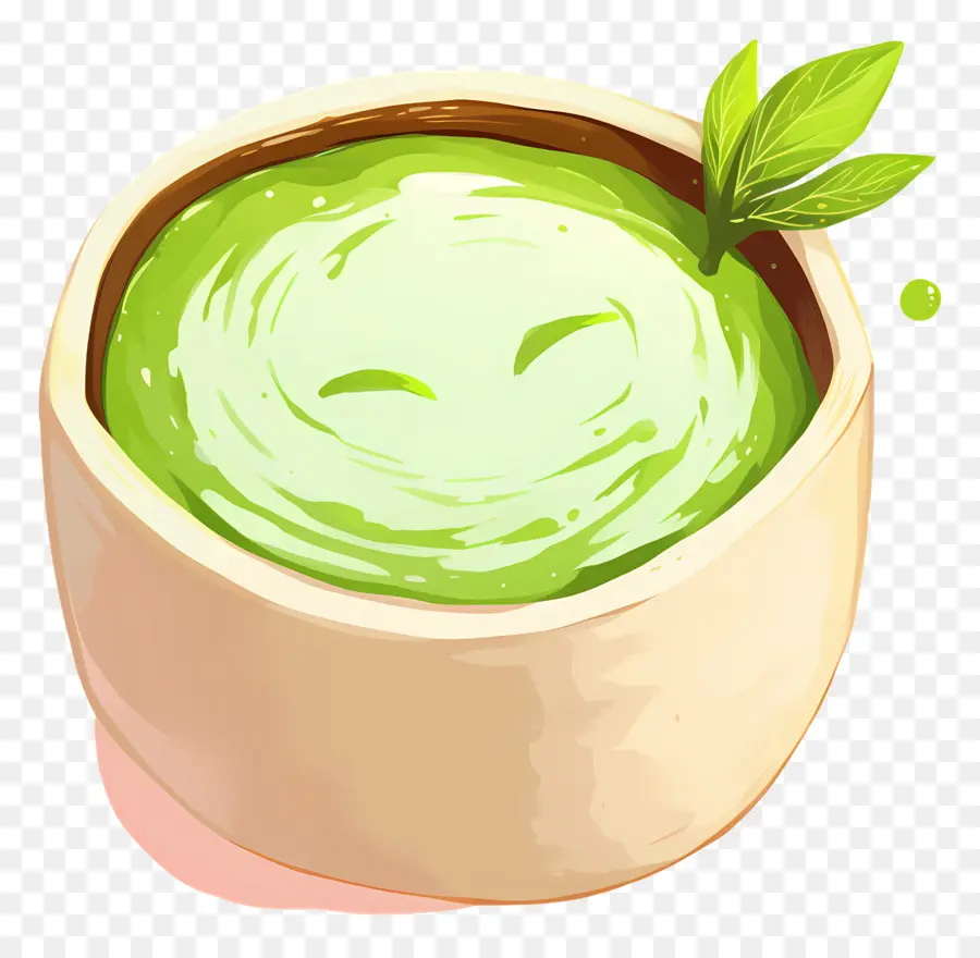 Chá Com Leite Matcha，Chá Verde PNG