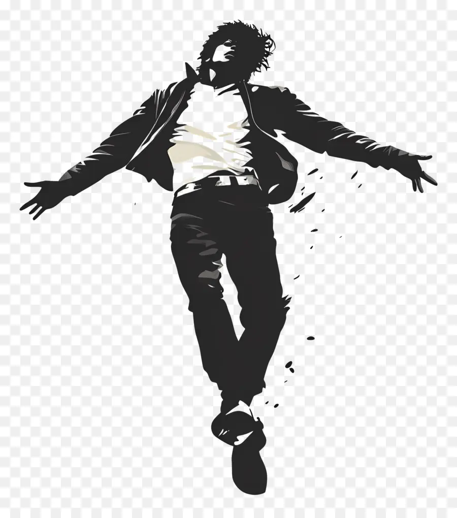 Michael Jackson，Postura De Silhueta PNG