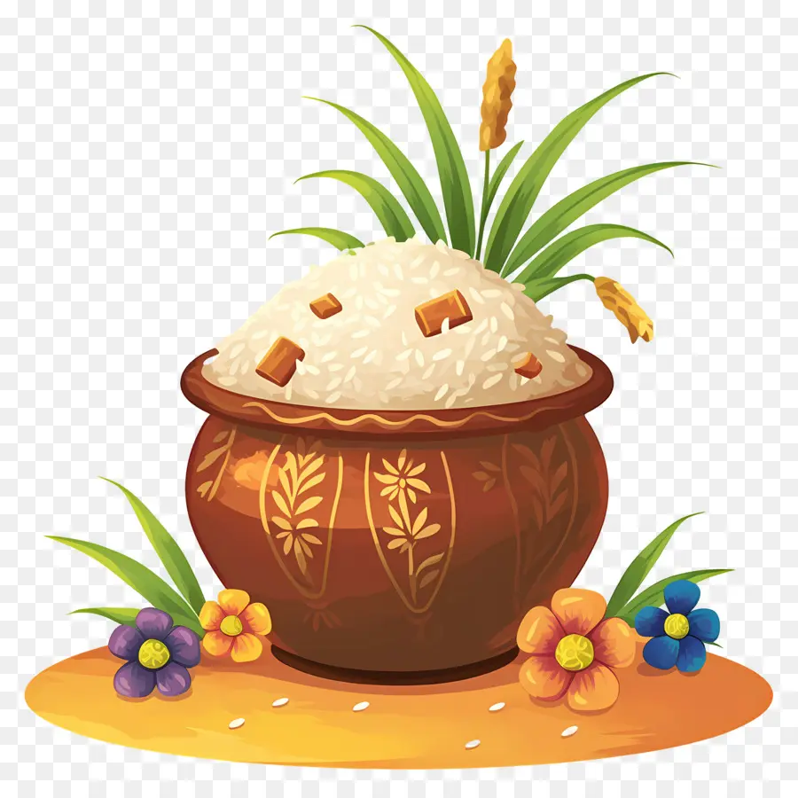 Pote Pongal，Panela De Arroz PNG