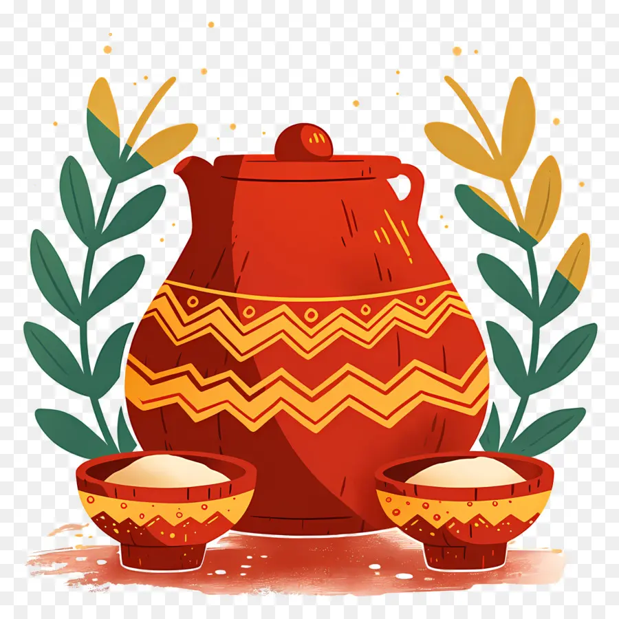 Pote Pongal，Pote Com Leite PNG