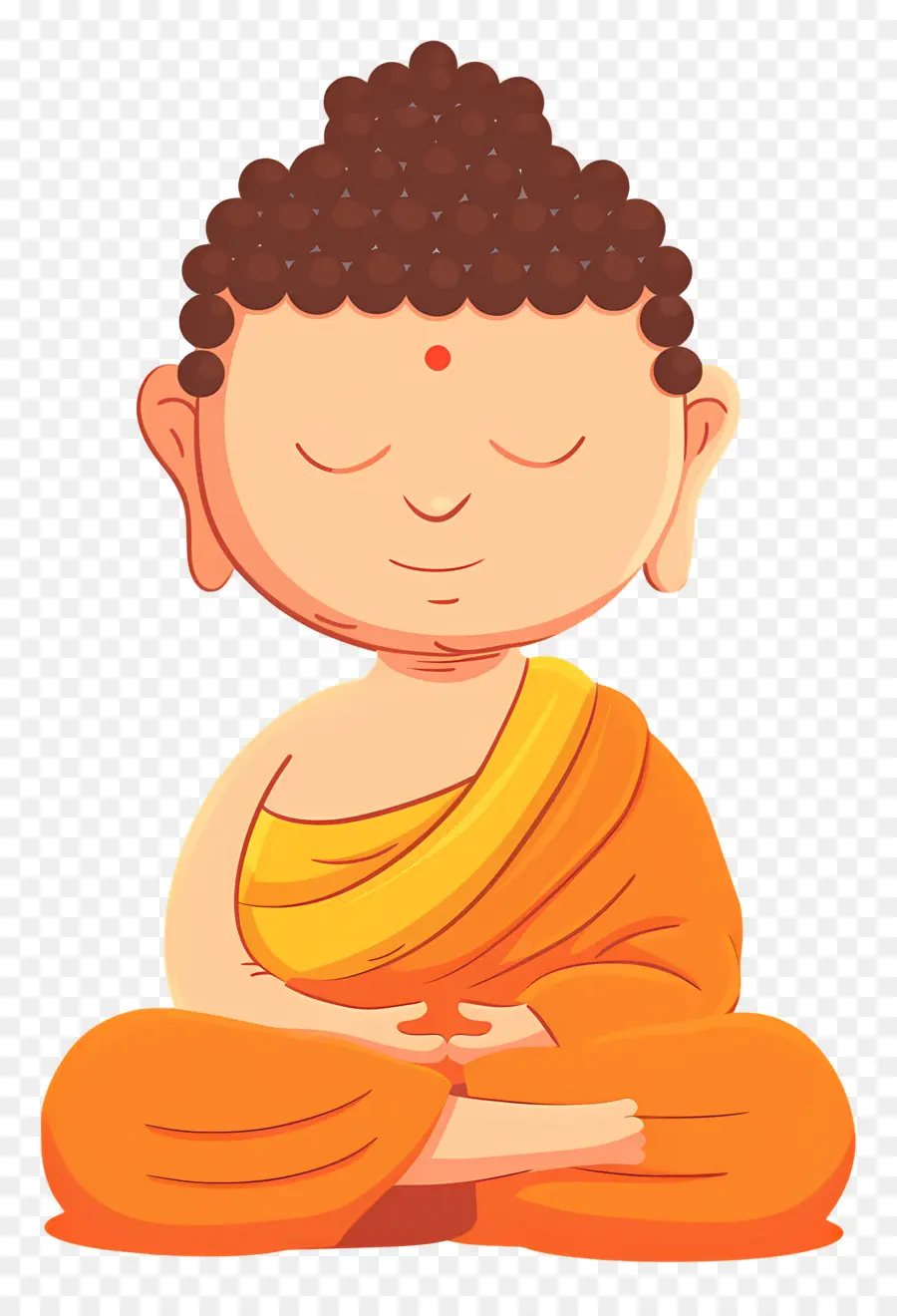 Buda，Monge Meditando PNG