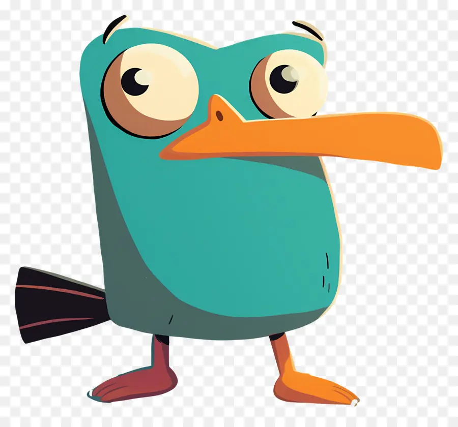 Perry O Ornitorrinco，Pássaro De Desenho Animado PNG