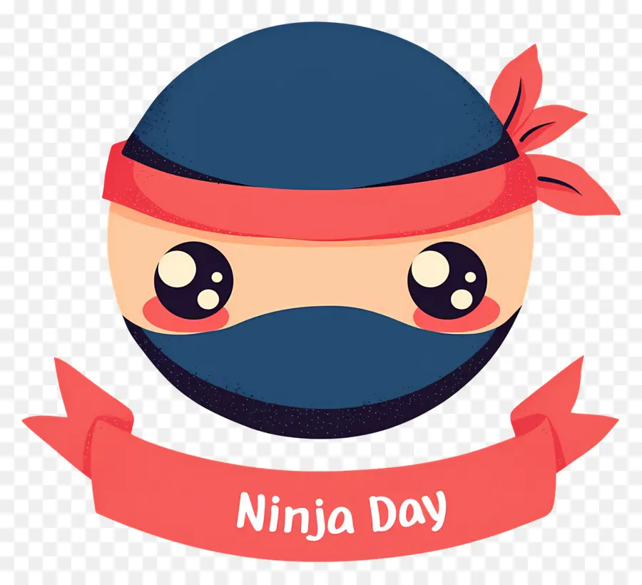 Dia Ninja，Rosto Ninja Com Faixa De Cabeça PNG