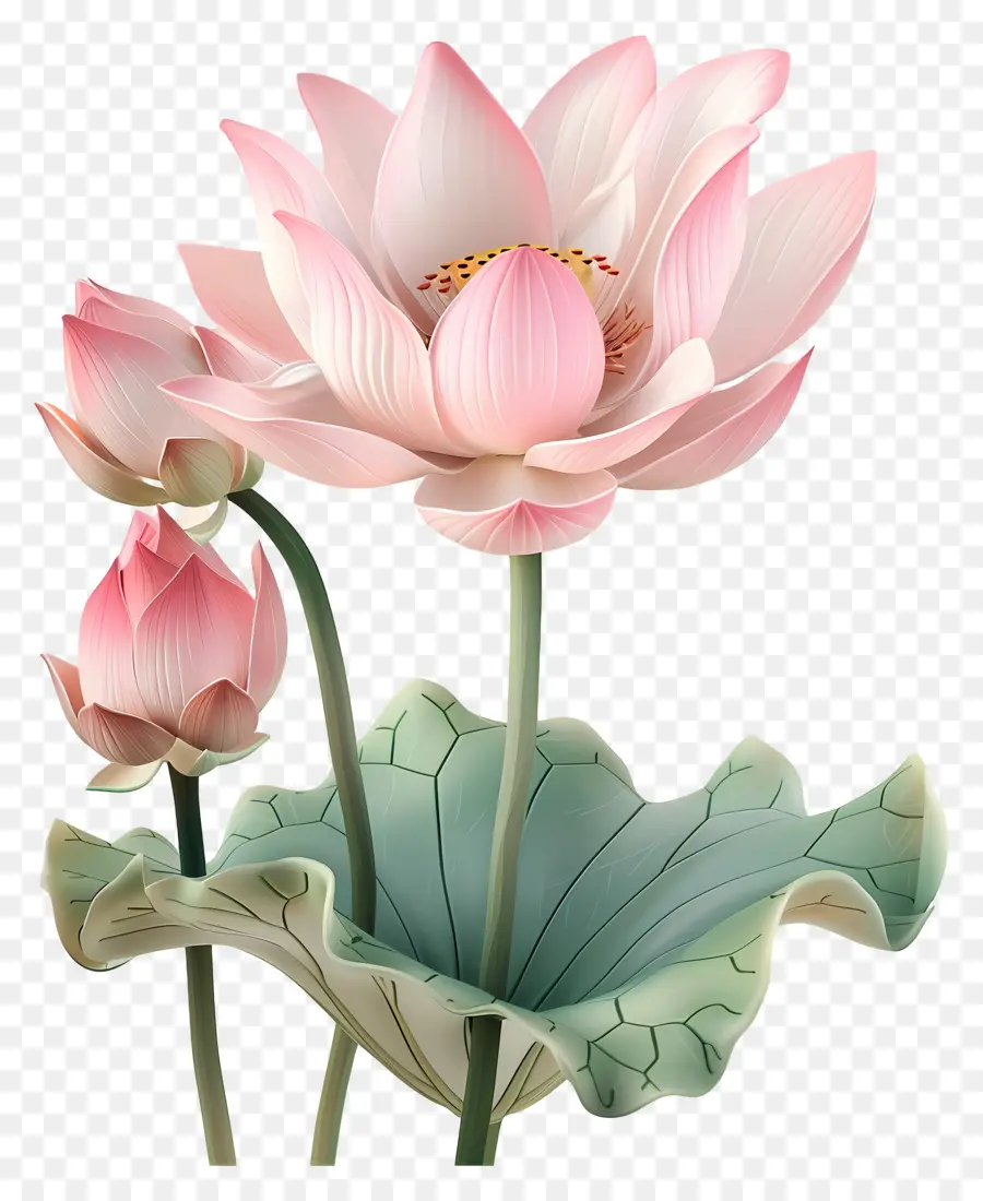 Flores De Lótus，Flor De Lótus PNG