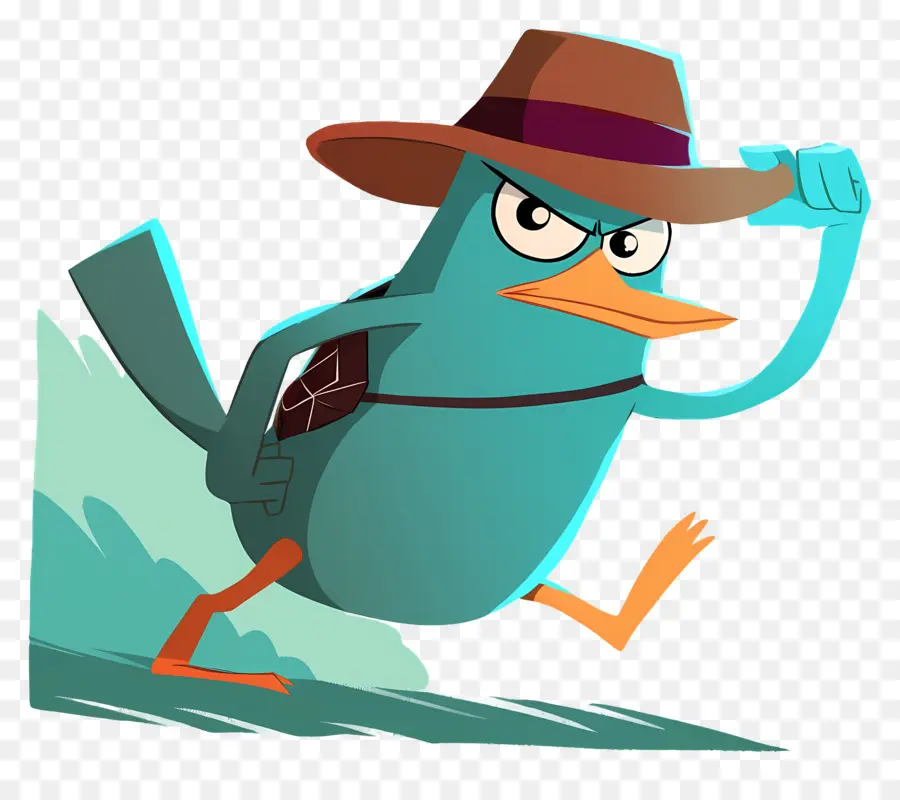 Perry O Ornitorrinco，Ornitorrinco De Desenho Animado PNG