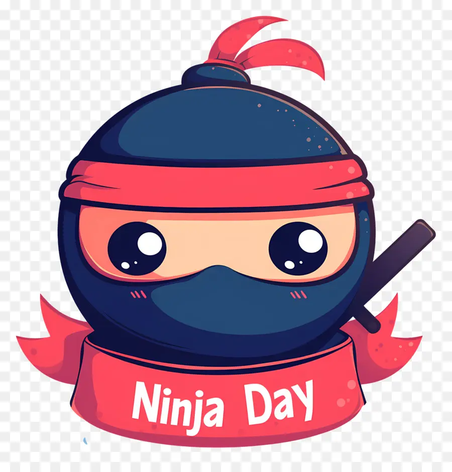 Dia Ninja，Cara De Ninja Chibi PNG