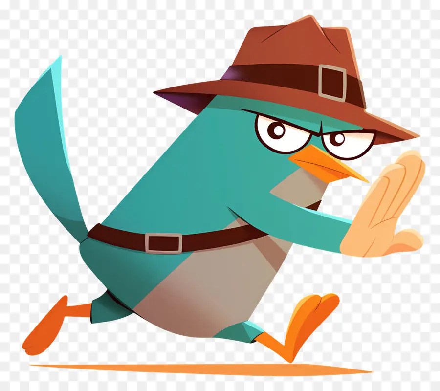 Perry O Ornitorrinco，Ornitorrinco De Desenho Animado PNG