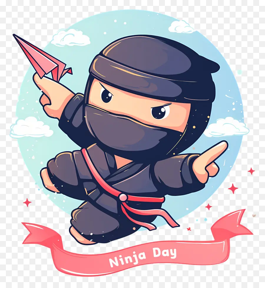 Dia Ninja，Ninja Fofo PNG