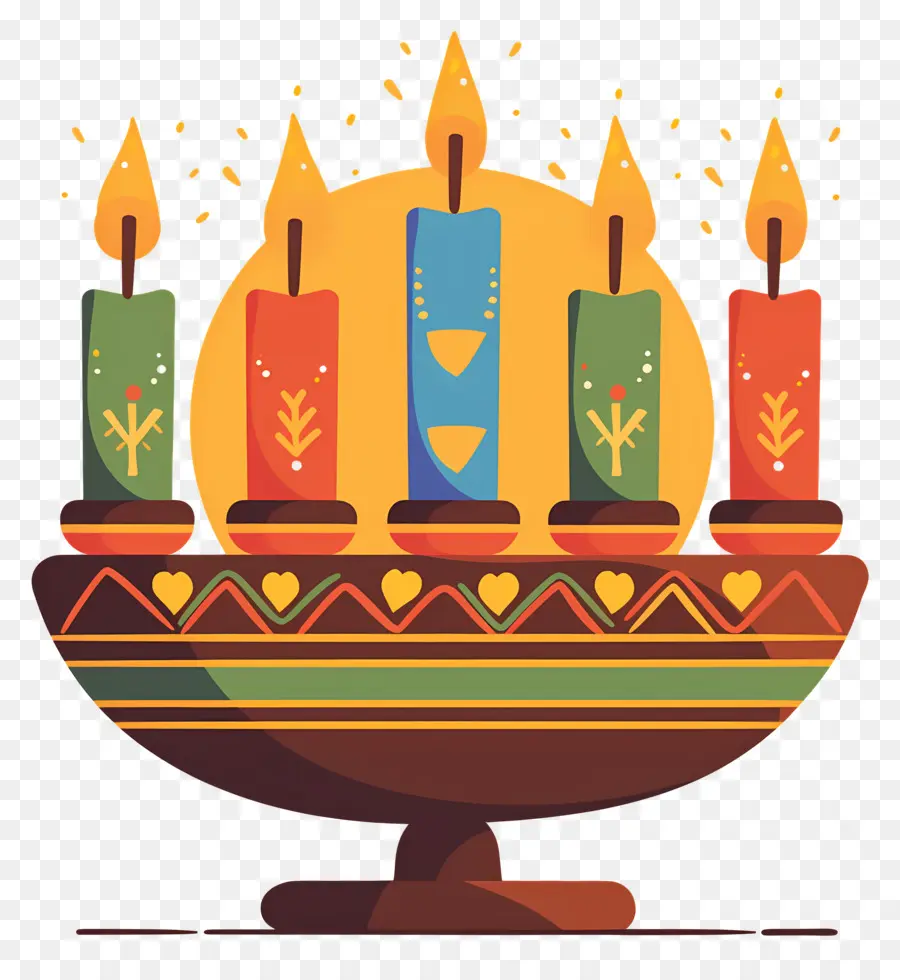 Velas Kwanzaa，Velas PNG